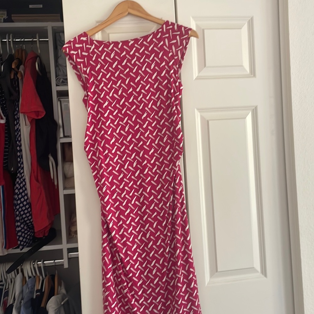 Diane Von Furstenberg Gabi Dash Weave Magenta